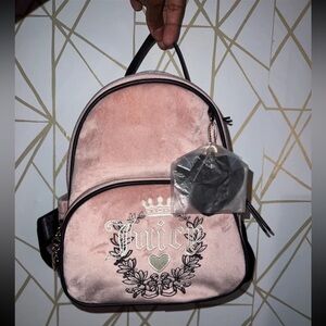 Pink Velvet Juicy Couture Back Pack BRAND NEW